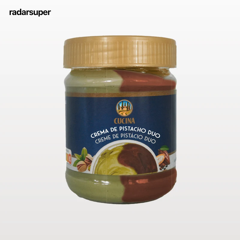 Crema untable de pistacho con cacao