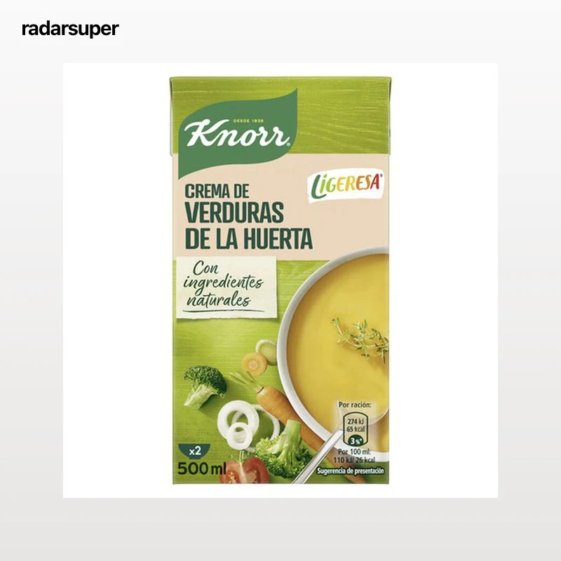 Crema verduras de la huerta Knorr Ligeresa 500ml
