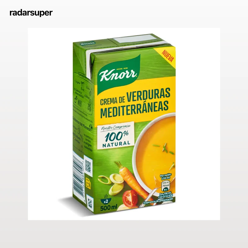 Crema de verduras mediterráneas Knorr 500 ml