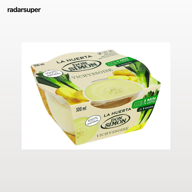 Crema Vichyssoise sin gluten la huerta Don Simon 300ml