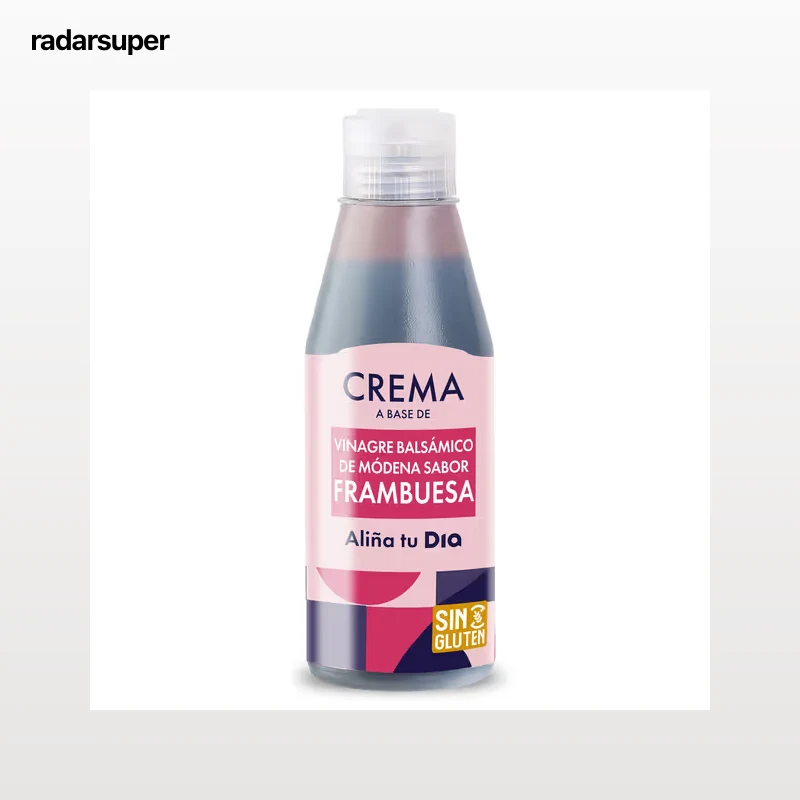 Crema de vinagre de módena con frambuesa Aliña tu Dia 220 ml