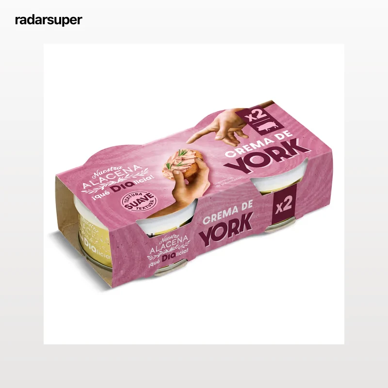 Crema de york Dia Nuestra Alacena 2 x 78 g