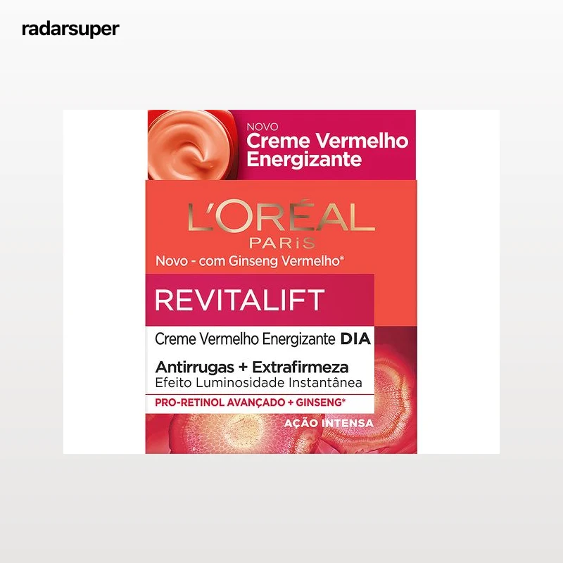 CREME REVITALIFT ROSTO GINSENG VERMELHO DIA 50ML