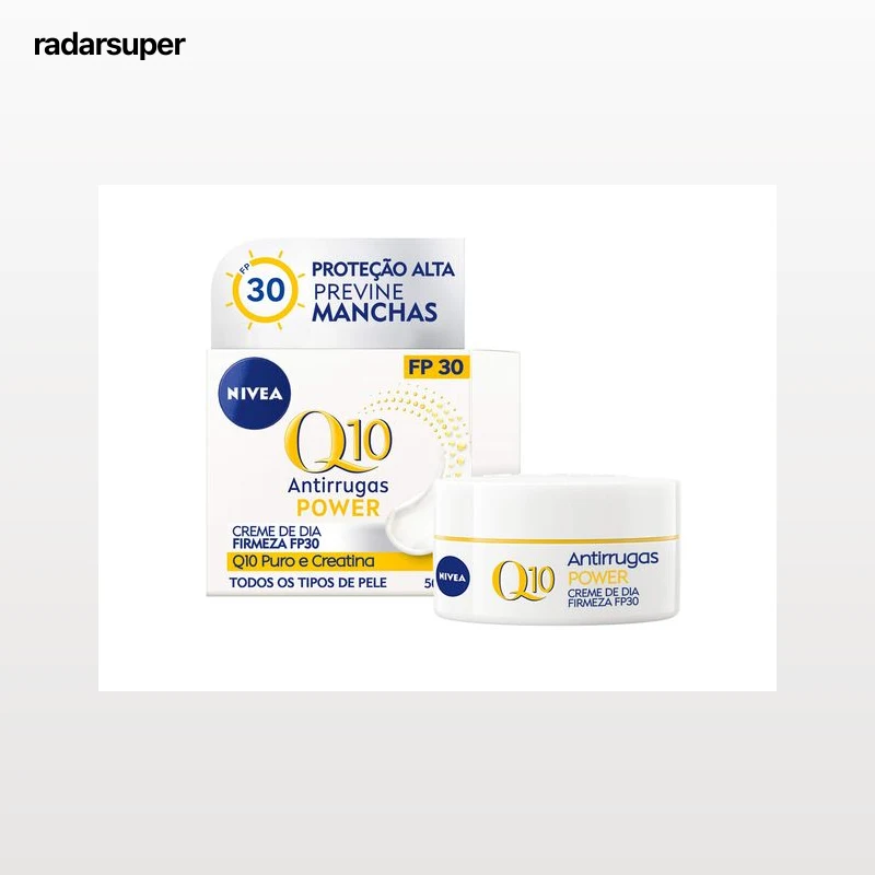 Creme de Rosto Antirrugas de Dia Tripla Defesa FP30 Q10 Power NIVEA 50 ml