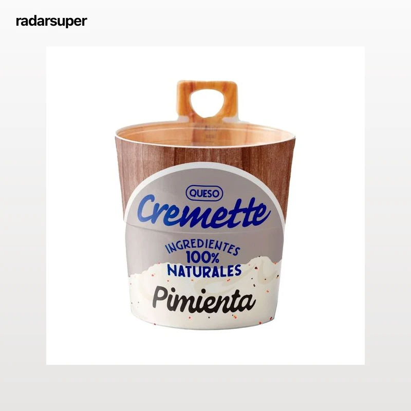 CREMETTE Queso crema con pimienta 150 g.