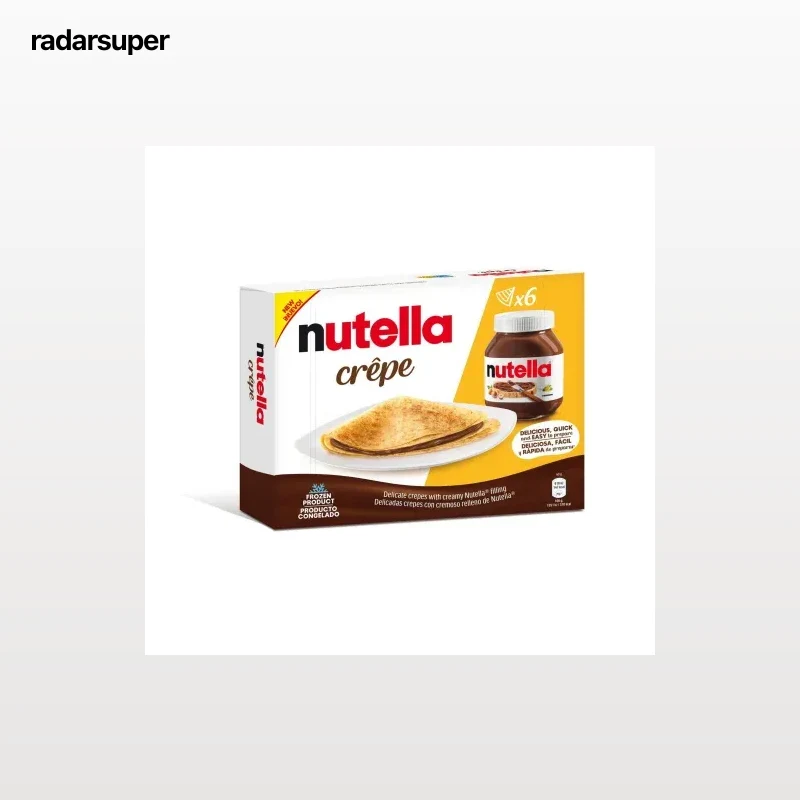 Crepe rellena de crema para untar de avellanas y cacao Nutella 240 g.
