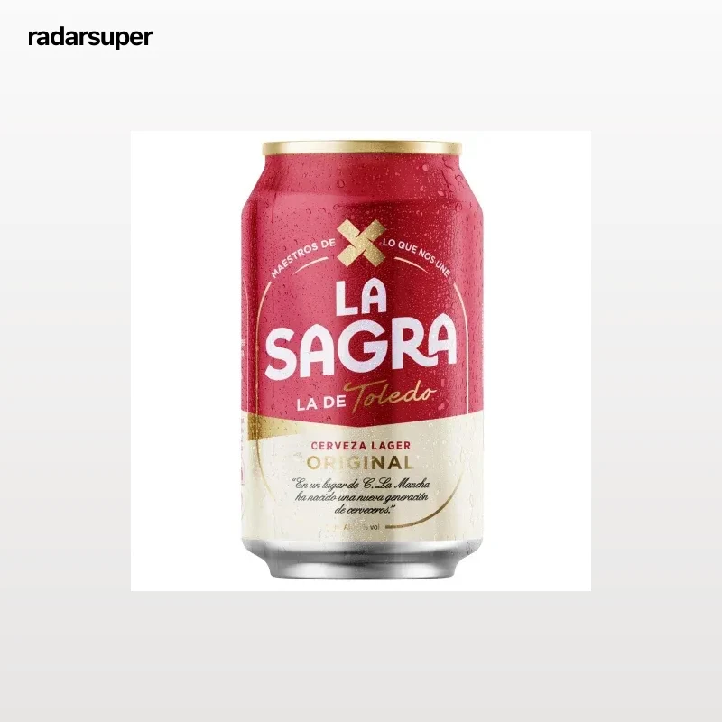 Creveza Sagra la de Toledo lata 33 cl.