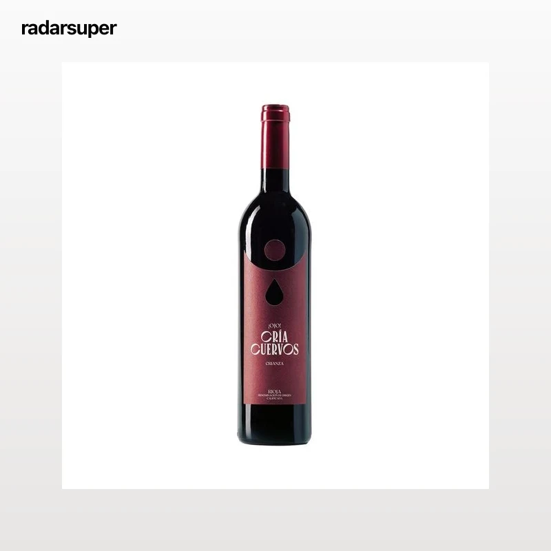 CRIA CUERVOS  Vino tinto crianza con D.O. Ca. Rioja botella 75 cl.
