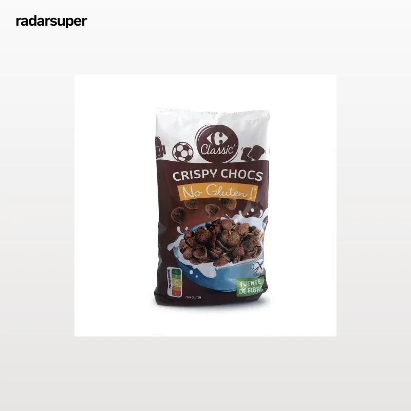 Crispy choc Carrefour sin gluten 400 g.
