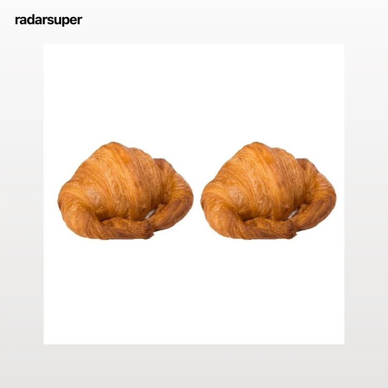 Croissant artesano de mantequilla. 2 uds.