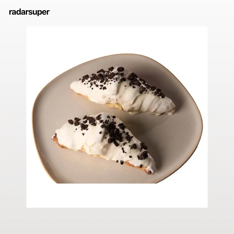 Croissant blanco con cramble de cacao 2 uds.