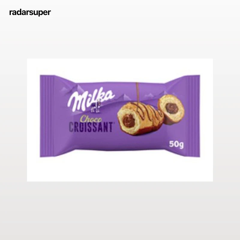 Croissant con chocolate Milka 50g