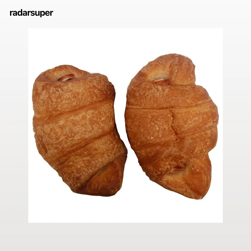 Croissant de jamón y queso, 2 unds, 170g.