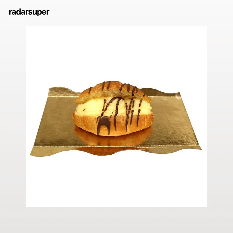 Croissant mini relleno de crema, 45g.