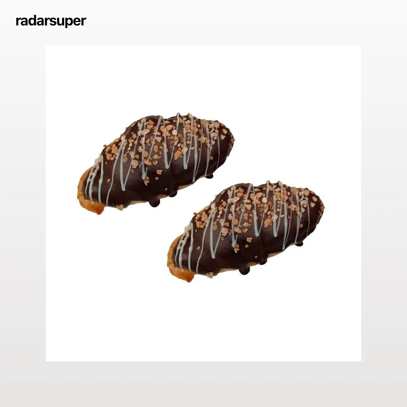 Croissant negro con crocanti 2 uds.