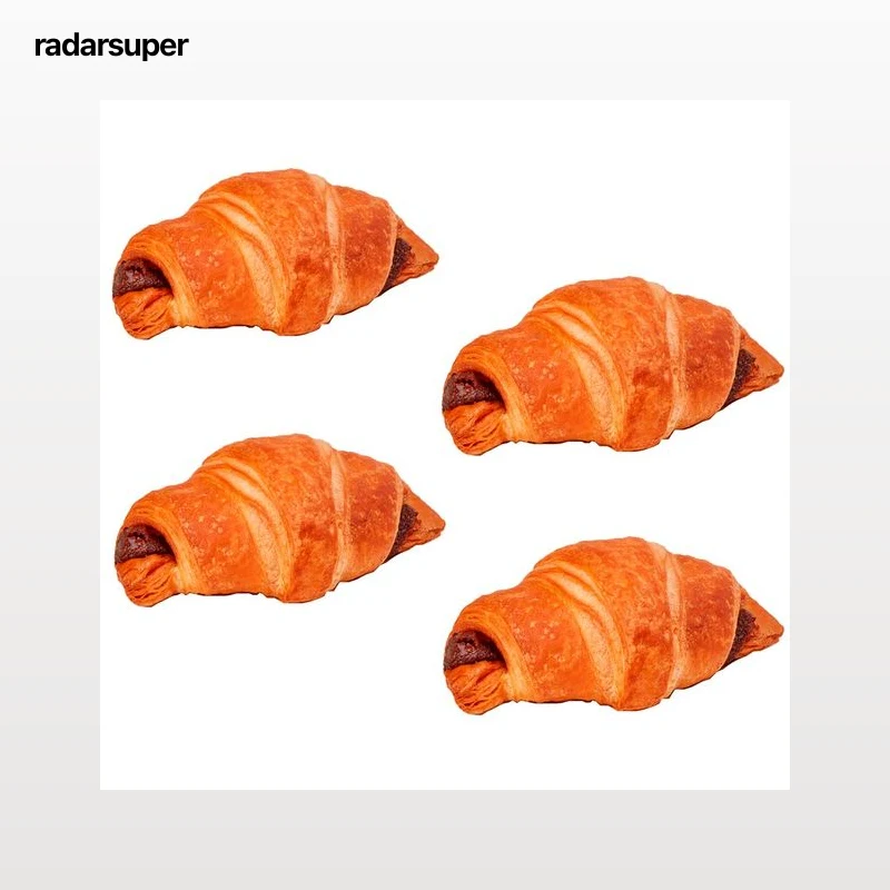 Croissant relleno de chocolate 4 uds. 160 g.
