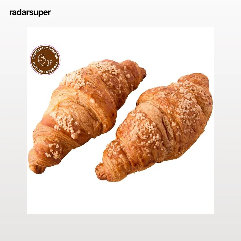 Croissant relleno de chocolate y naranja 2 uds. 180 g.