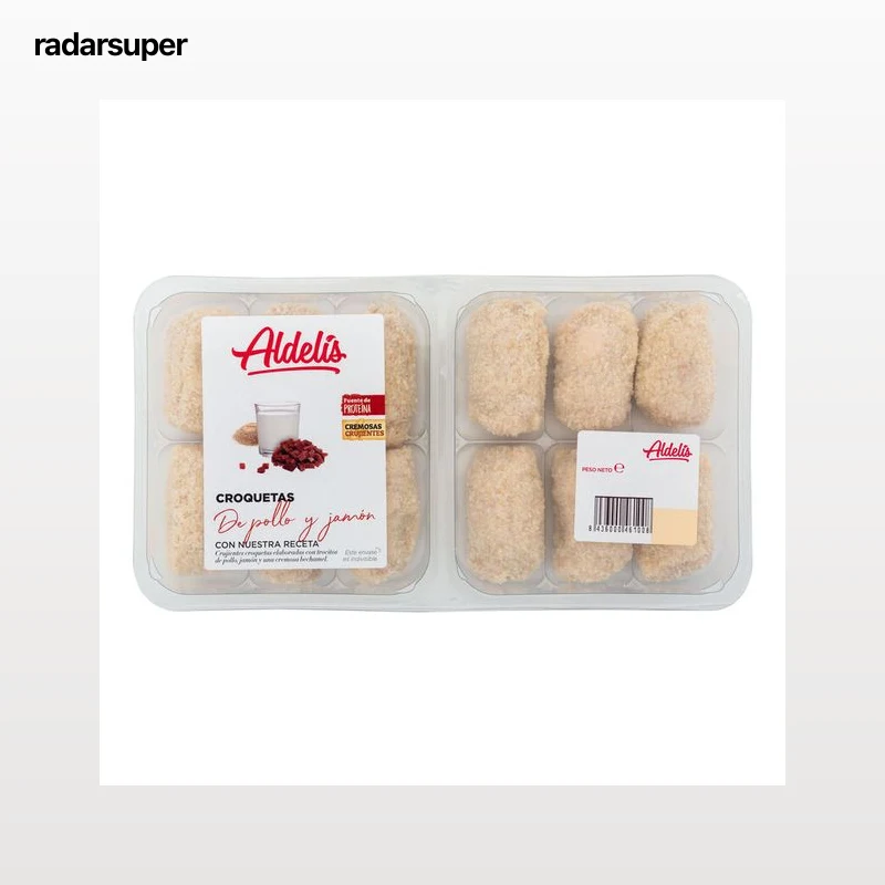 Croqueta de pollo y jamón Aldelis 380g