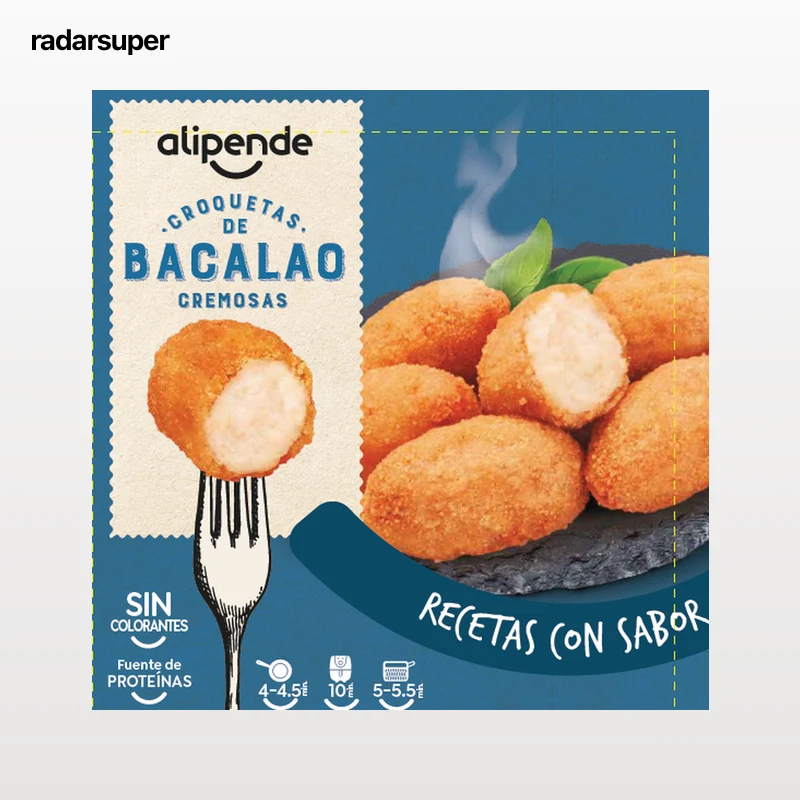 Croquetas Alipende 400g bacalao