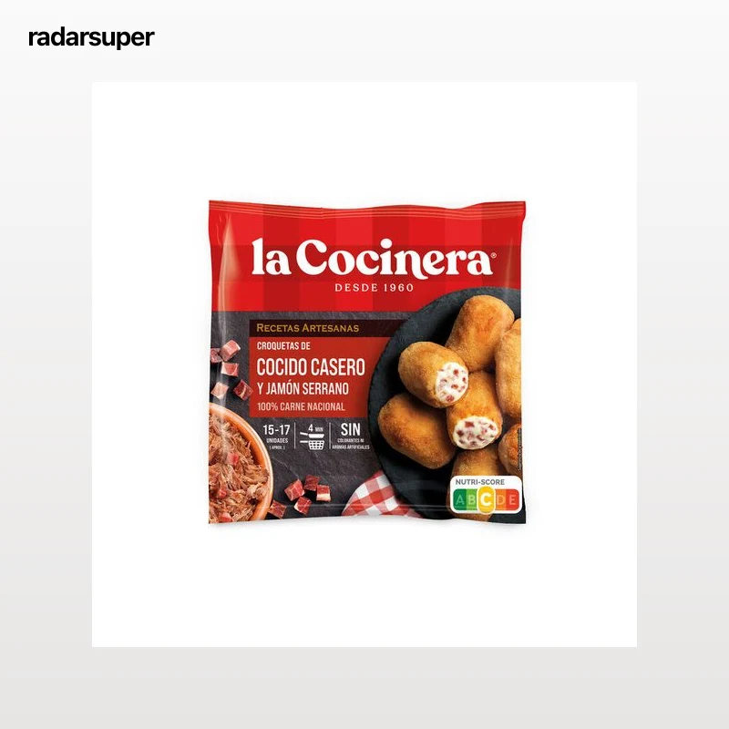 Croquetas artesanas cocido y jamón serrano La Cocinera 500g