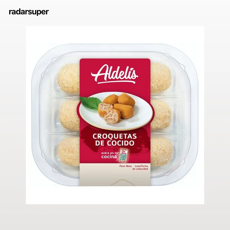 Croquetas de cocido, listas para freir y comer ALDELÍS 6 uds.