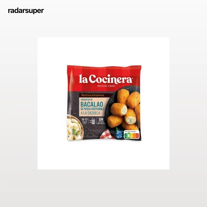 Croquetas de bacalao La Cocinera 500 g.