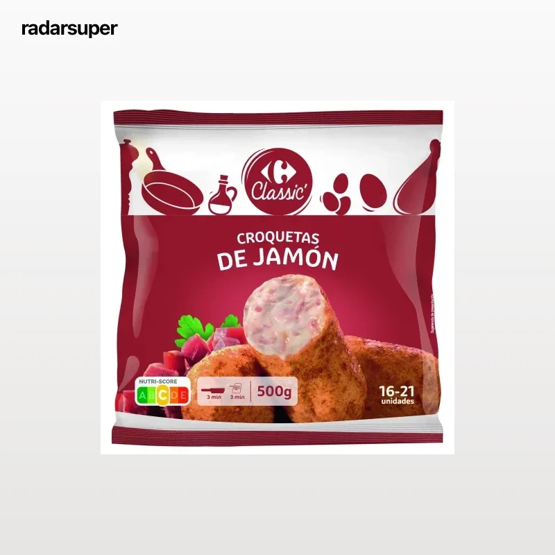 Croquetas de jamón Carrefour Classic 500 g.