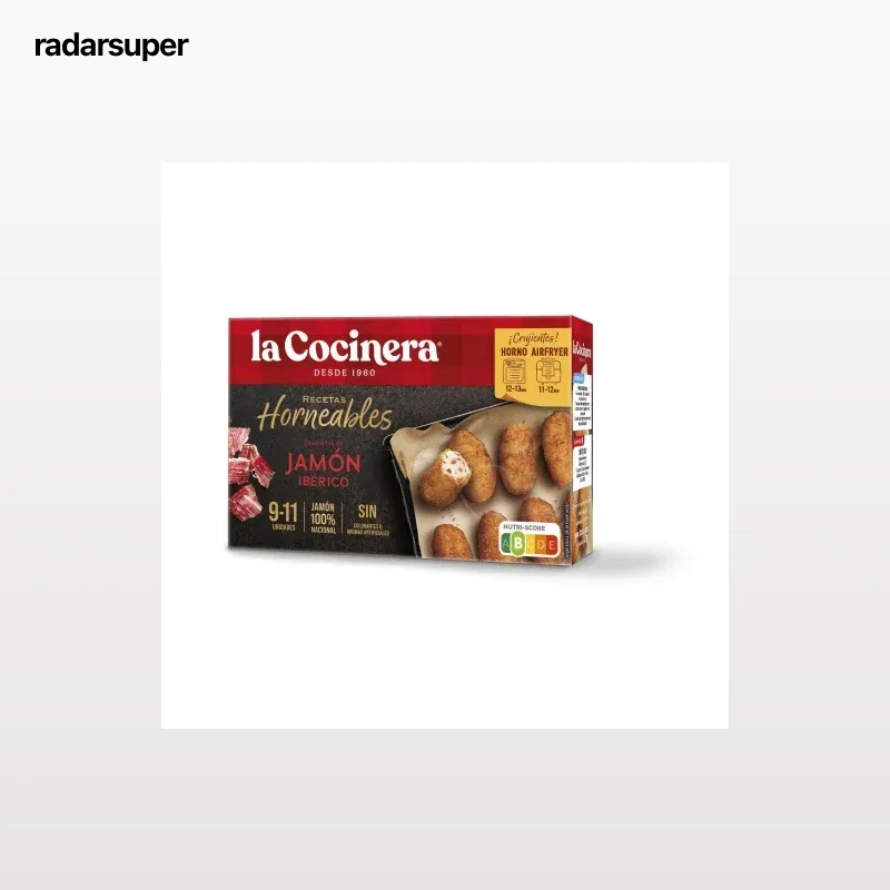 Croquetas de jamón ibérico La cocinera 340 g.