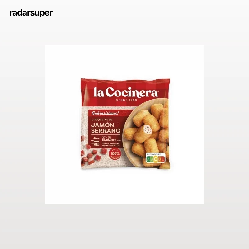 Croquetas de jamón serrano Sabrosísimas La Cocinera 500 g.