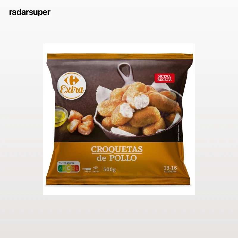 Croquetas de pollo Carrefour Extra 500 g.