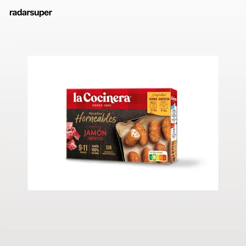 Croquetas horneables La Cocinera jamón 340g