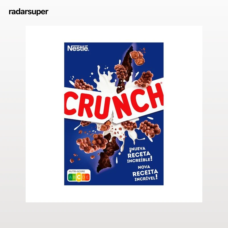 CRUNCH Cereales de chocolate 375 g.
