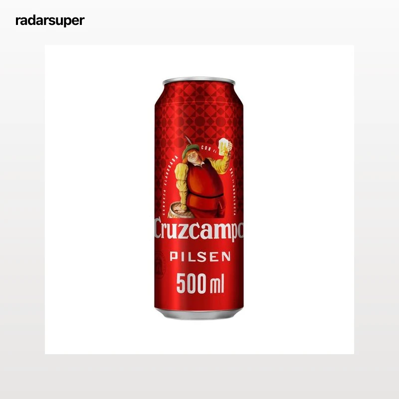 CRUZCAMPO Cerveza rubia tipo lager estilo Pilsen 50 cl.