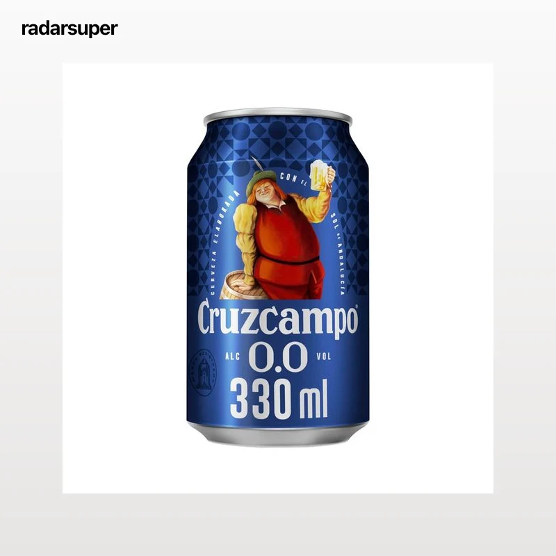CRUZCAMPO Cerveza sin alcohol (0.0) lata de 33 cl.