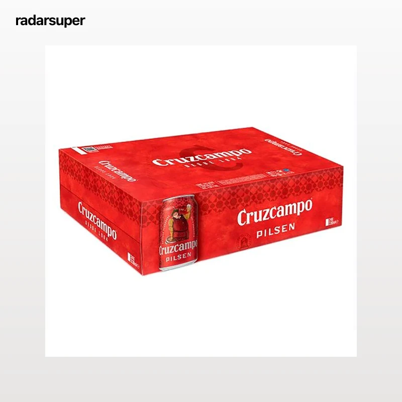 CRUZCAMPO Cervezas rubias pack 24 latas x 33 cl.