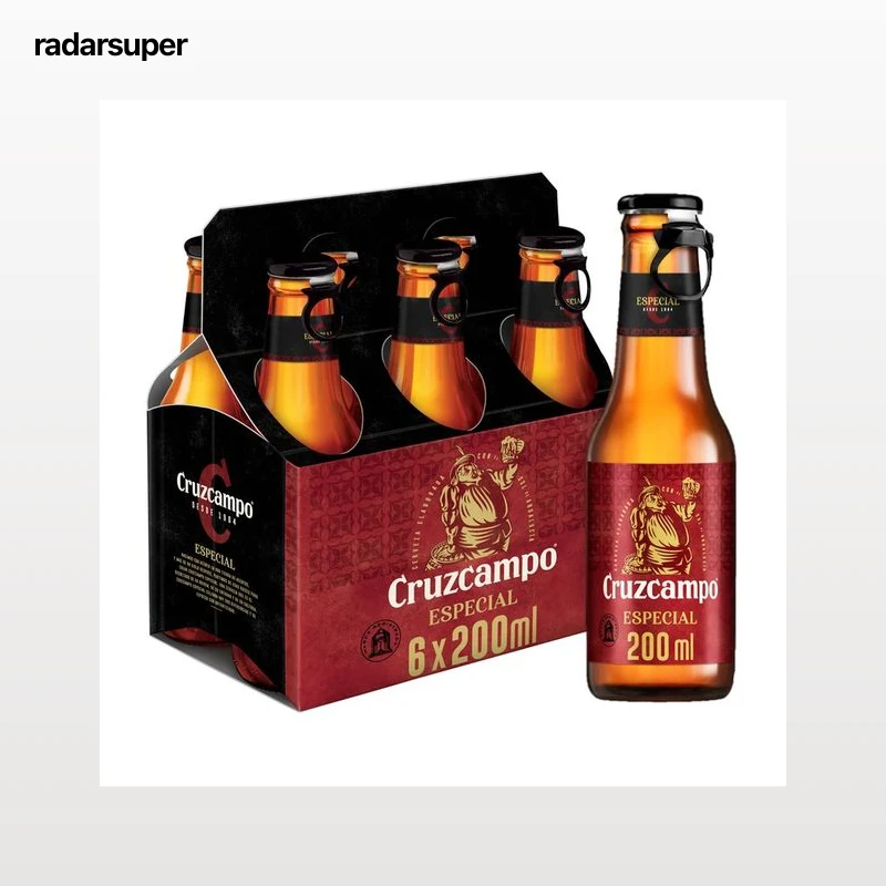 CRUZCAMPO Especial Cervezas rubias pack 6 uds. x 20 cl.