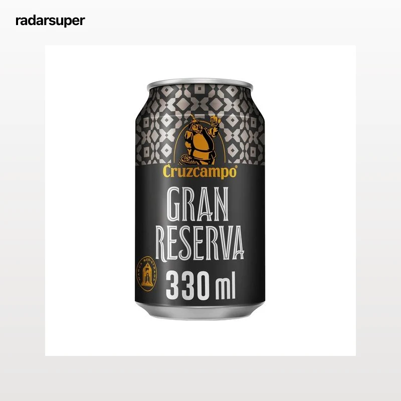 CRUZCAMPO Gran reserva Cerveza rubia 100% malta lata de 33 cl.