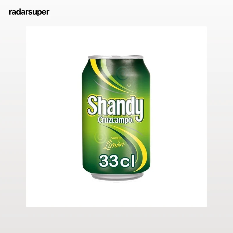 CRUZCAMPO SHANDY Cerveza con limón lata de 33 cl.