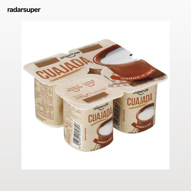 Cuajada Alipende pack 4 125g natural
