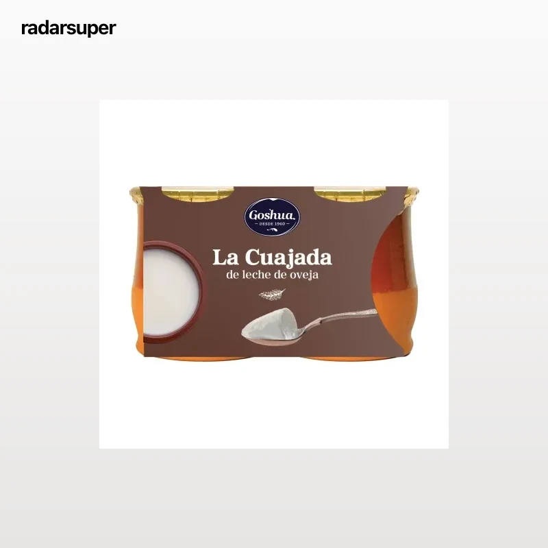 Cuajada de leche de oveja Goshua pack de 2 unidades de 140 g.