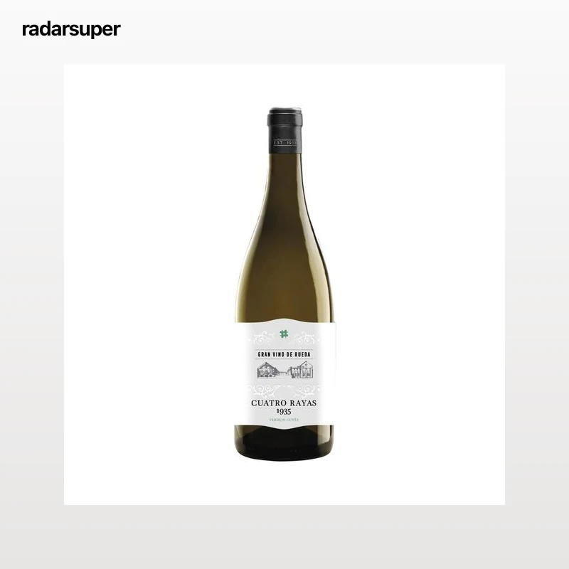 CUATRO RAYAS 1935 Vino blanco con D.O. Gran vino de Rueda CUATRO RAYAS 1935 botella de 75 cl.