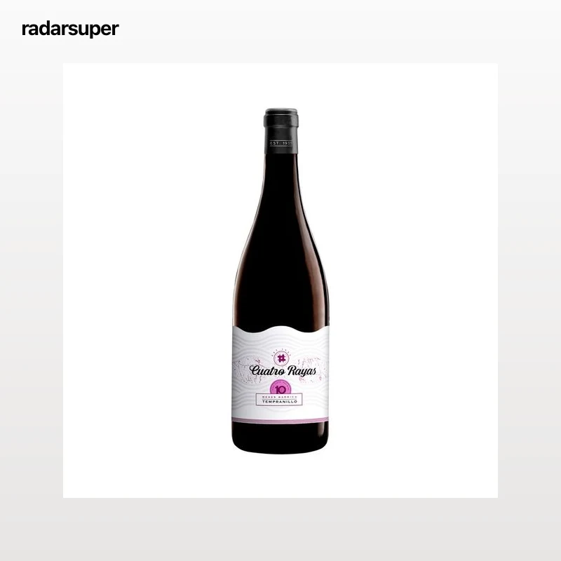 CUATRO RAYAS Vino tinto I.G.P Vino de la Tierra de Castilla León botella 75 cl.