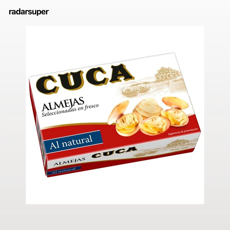 CUCA Almejas al natural 20/35 63g.