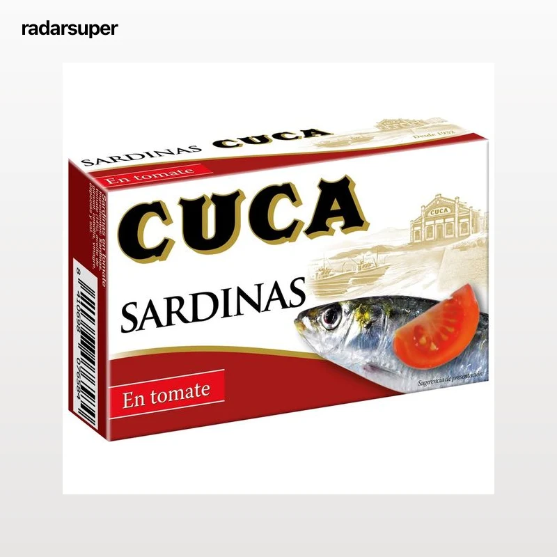 CUCA Sardinas en salsa de tomate 80 g.