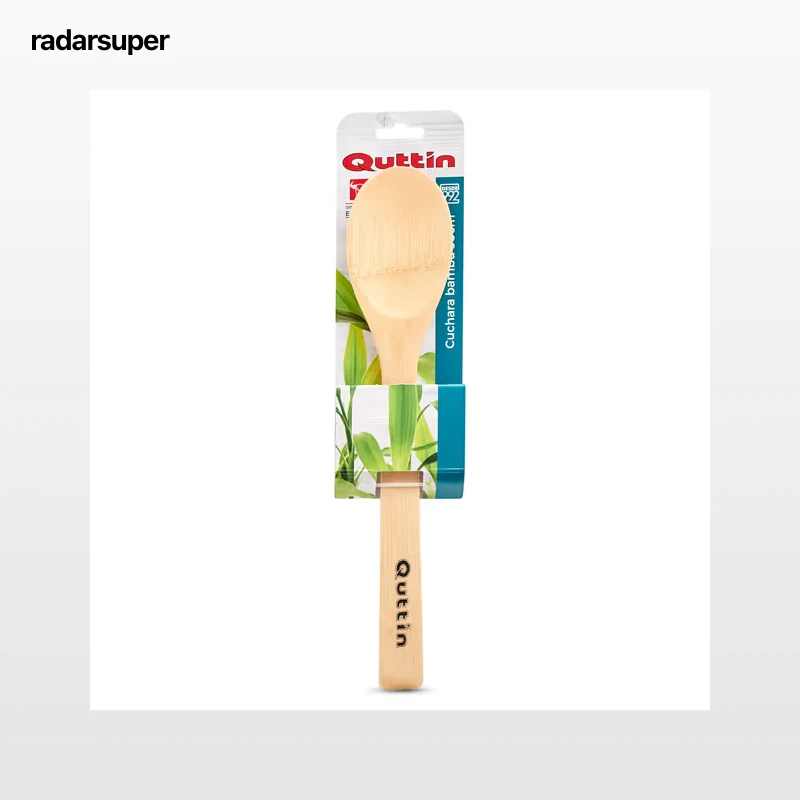 Cuchara de bambú 30 cm blister 1 unidad