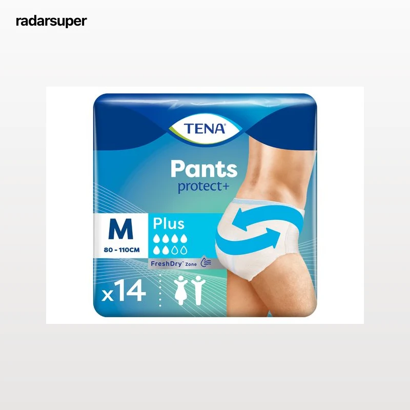 CUECAS INCONTINÊNCIA TAMANHO M TENA PANTS PLUS 14UN