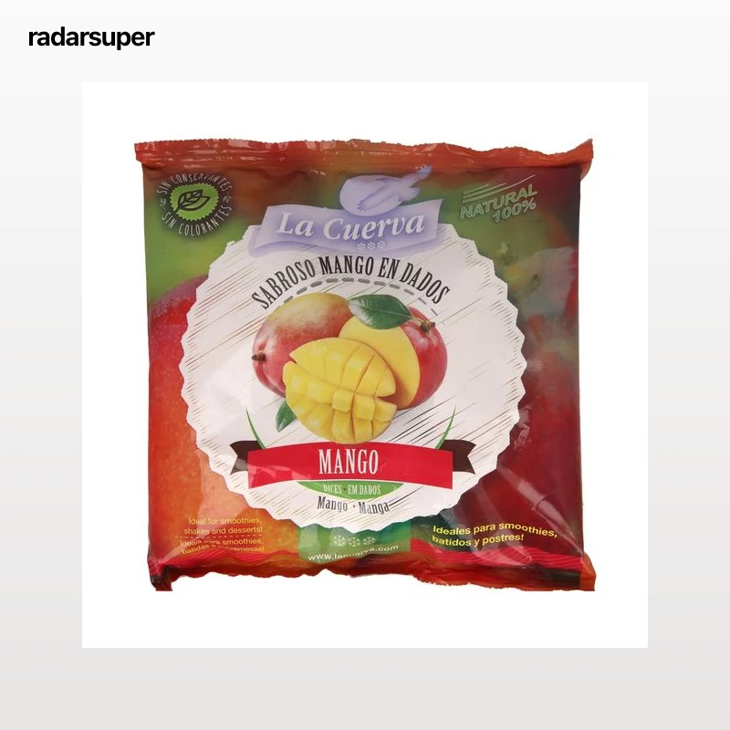 LA CUERVA Mango cortado en dados, 100% natural y sin conservantes ni colorantes LA CUERVA 300 g.