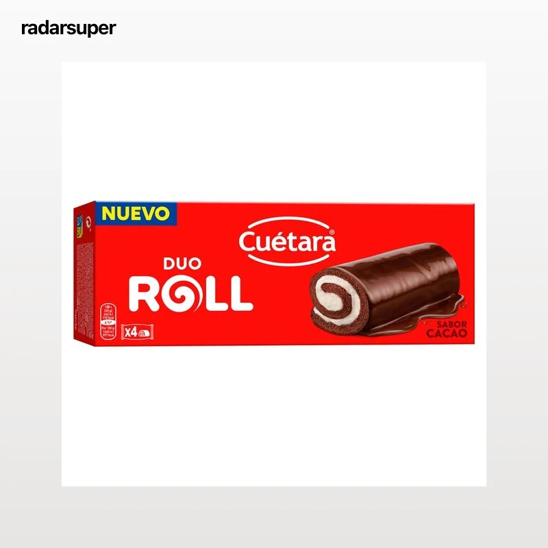 CUÉTARA Bollito duo roll 4 uds. 112 g.