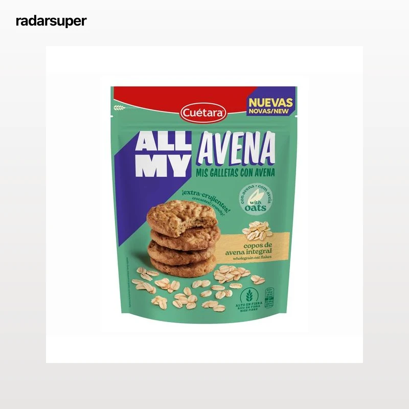CUETARA Galleta de avena integral 170 g.