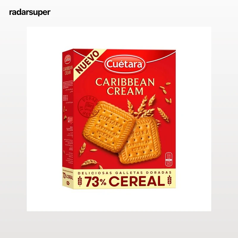 CUETARA Galleta caribbean cream 680 g.